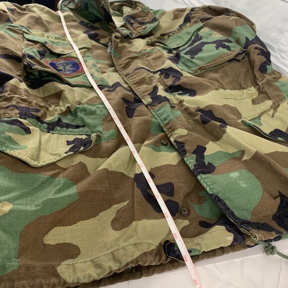 VTG U.S. Army Field Jacket Patches/Name Tag Lyons Camouflage Regular Size - Picture 15 of 16